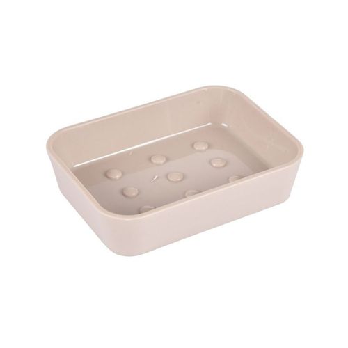 Porte Savon Soft Touch "Vitamine II" 12cm Taupe