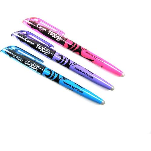 Violet Violet Pilot Paquet De Stylos Surligneur) Lot De 3couleurs Assorties (Violet, Bleu Et Rose)