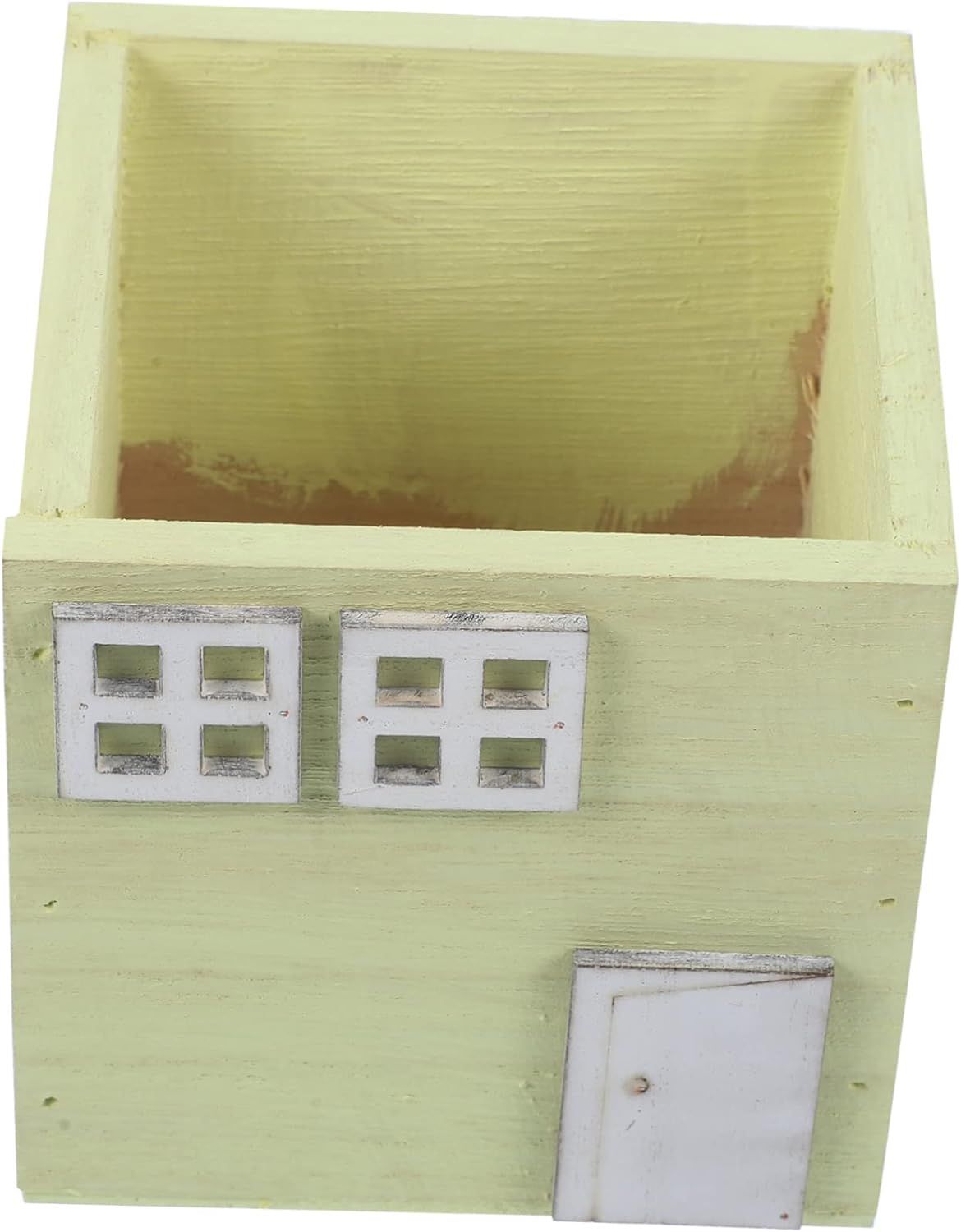 Jaune 5 Pices Pot De Fleurs En Bois Jardiniere Terrasse Pot... - 6