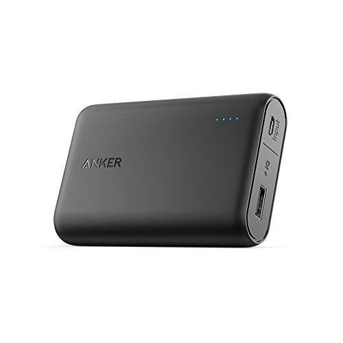 Anker Powercore 10000 Batterie Externe Petite Et Légère 10000 Mah Avec Technologies Poweriq & Voltageboost - Batterie Externe Compacte Pour Iphone, Samsung Galaxy Et Plus