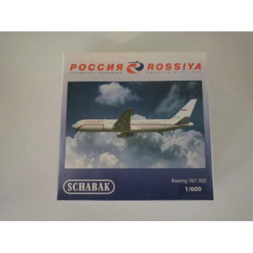 Avion Boeing 767-300 Rossiya Airlines Russe Echelle 1/600 Schabak-Schabak