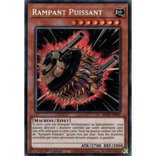 Yugioh! Rampant Puissant Blar-Fr002