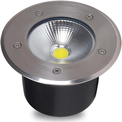 Green Light Lampe Jardin Enterré - Spot Encastrable Exterieur, Led Enterré Lumière Ip66 Étanche Ac85-265v Led Spot Encastré Au Sol Pour Jardin Carré Villas Terrasse Pelouse Chemins Éclairage Paysager