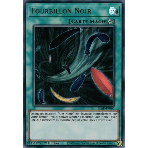 Yu-Gi-Oh! - Blar-Fr060 - Tourbillon Noir - Ultra Rare 1ère Édition