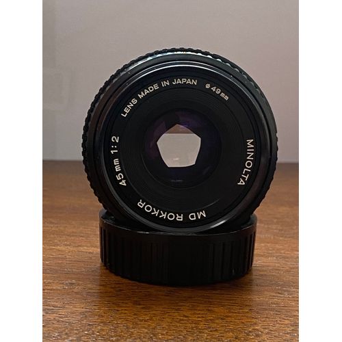 Objectf Minolta MD Rokkor 45 mm f 2