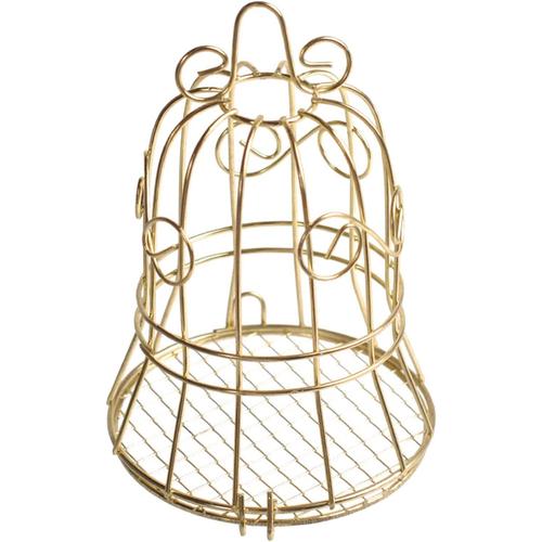 Petite Mangeoire À Oiseaux À Suspendre En Métal Pour L'extérieur, Cage À Friandises Pour Oiseaux Sauvages, Pinsons, Moineaux, Boules De Graisse