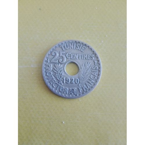 Tunisie 25 Centimes 1920