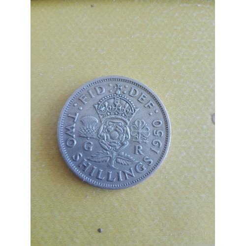 2 Shillings 1950 Royaume-Uni