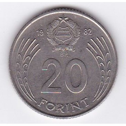 Hongrie Magyar 20 Forint 1982