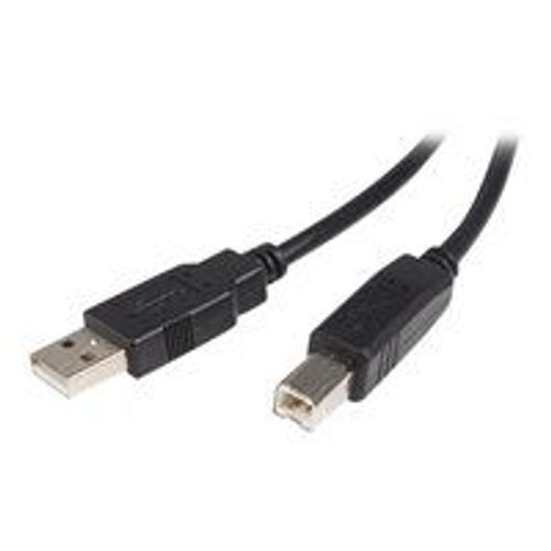StarTech.com Câble USB 2.0 A vers B de 2 m - Cordon USB A vers USB B - M/M - Câble USB - USB (M) pour USB type B (M) - USB 2.0 - 2 m - noir