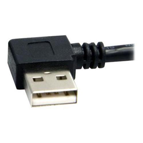 StarTech.com Câble USB 2.0 A vers USB B Coudé à droite Mâle / Mâle