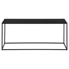 en.casa Table Console Table dAppoint Industriel en Métal Résistant 95 x 110 x 32 cm Blanc Mat 