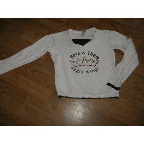 Tee Shirt C&a Angel Wings Rose Pale Marron 12 Ans Tbe