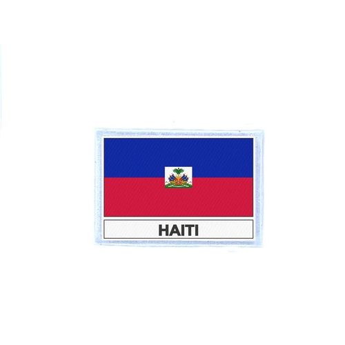 Ecusson Patch Badge Imprime Drapeau Rh Haiti