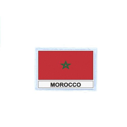 Ecusson Patch Badge Imprime Drapeau Ma Maroc