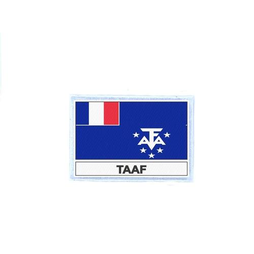 Patch ecusson termocollant bord brode drapeau imprime taiwan 
