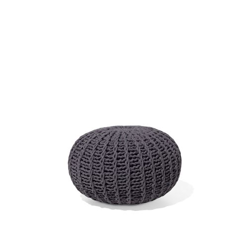 Ottoman Conrad Gris Foncé Coton