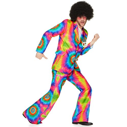 Déguisement Hippie Psychédélique Homme - Taille: Xl