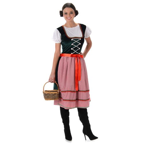Déguisement Bavaroise Robe Longue Femme - Taille: L