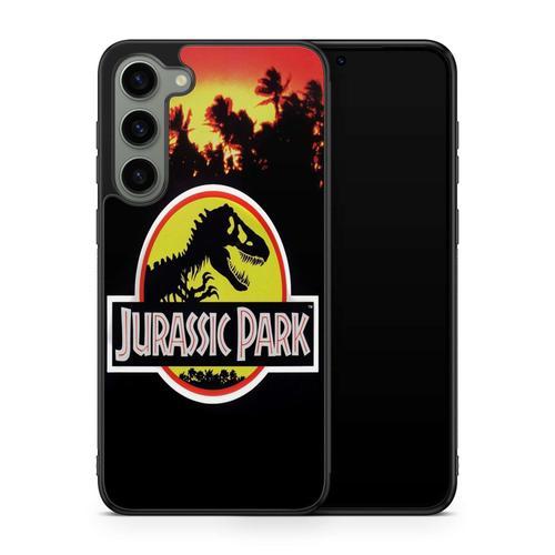 Coque Pour Samsung Galaxy A35 Jurassic Park Jurassic World Film Dinosaures Raptor Tyranosaure Ref 798