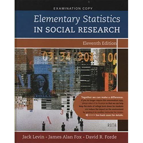 Elementary Statistics In Social Research Eleventh Edition