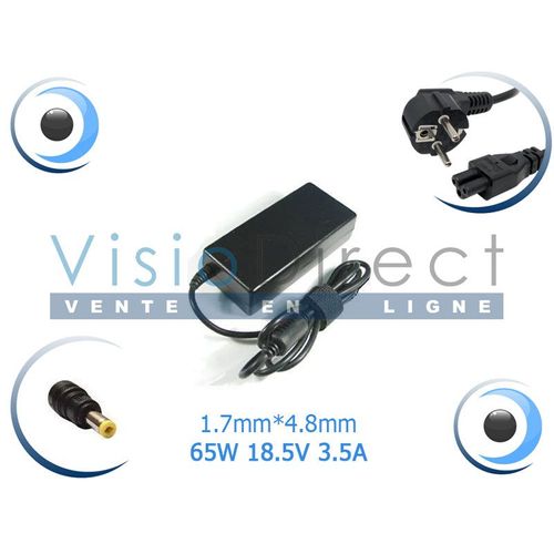 Adaptateur alimentation chargeur pour ordinateur portable HP COMPAQ Pavilion dv2000 - Visiodirect -
