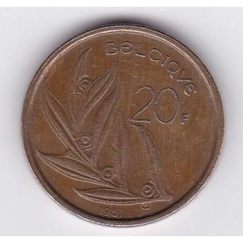 Belgique 20 Francs 1981