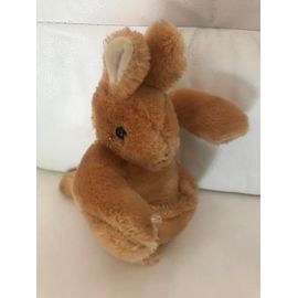 Peluche Doudou Kangourou Caramel Ajena 22 Cm