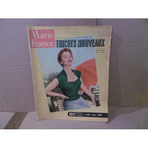 Marie France - Tricots Nouveaux N° 10 (Suppl Au N° 377)- Printemps-Été 1952