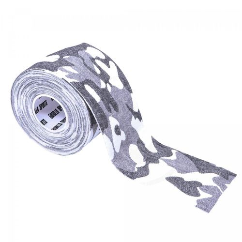 Gorilla Sports - Bandes De Kinésiologie - 2,5 Cm À 10 Cm - 14 Couleurs - Couleur : Camouflage Gris - Largeur : 7,5 Cm