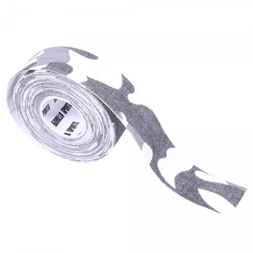 Gorilla Sports - Bandes De Kinésiologie - 2,5 Cm À 10 Cm - 14 Couleurs - Couleur : Camouflage Gris - Largeur : 2,5 Cm