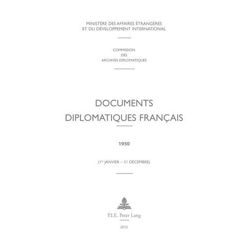 Documents Diplomatiques Français 1950 - (1er Janvier - 31 Décembre)