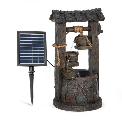 Blumfeldt Speyer Fontaine Solaire En Cascade Batterie 4 Niveaux 200l/H