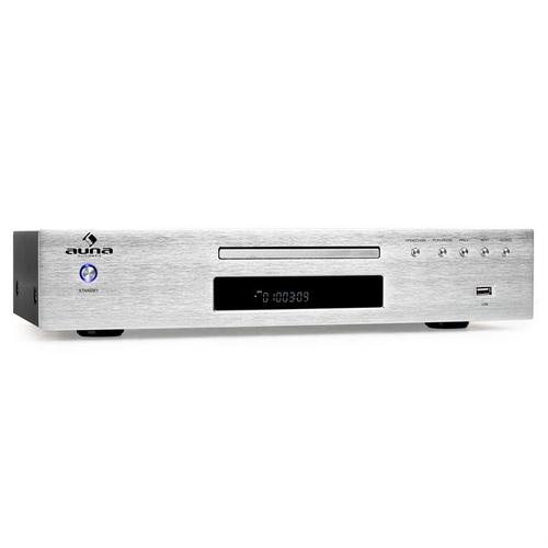 auna AV2-CD509 Lecteur MP3 CD USB & récepteur radio - argent