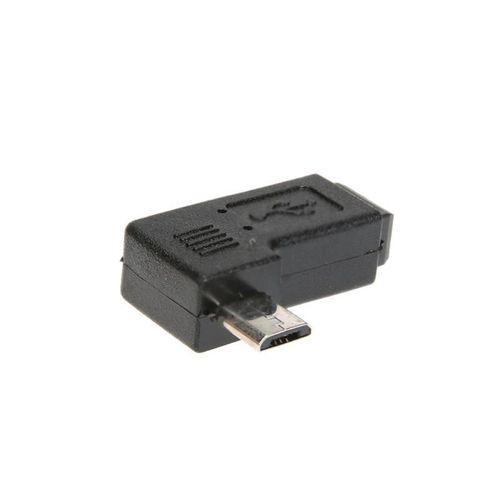 Micro Mini USB femelle à Mini Micro USB adaptateur mâle chargeur connecteur droit L forme convertisseur de données adaptateur