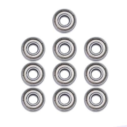 10 pièces blindées en acier à haute teneur en carbone simple rangée 608ZZ ABEC-5 roulement à billes pour imprimante 3D 8*22*7MM 8x22x7mm