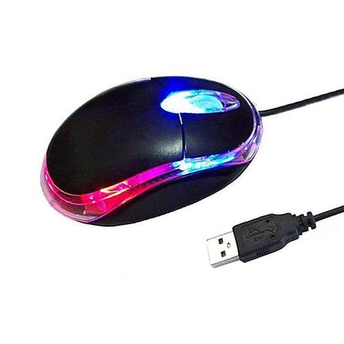 800 DPI USB souris filaire souris pour PC ordinateur portable bleu
