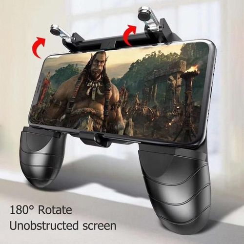 W18 Déclencheur De Jeu De Téléphone Intelligent Pour Pubg Gamepad Bouton De Tir Objectif Clé Tireur Poignée Poignée Contrôleur Jeu Joystick Accessoires