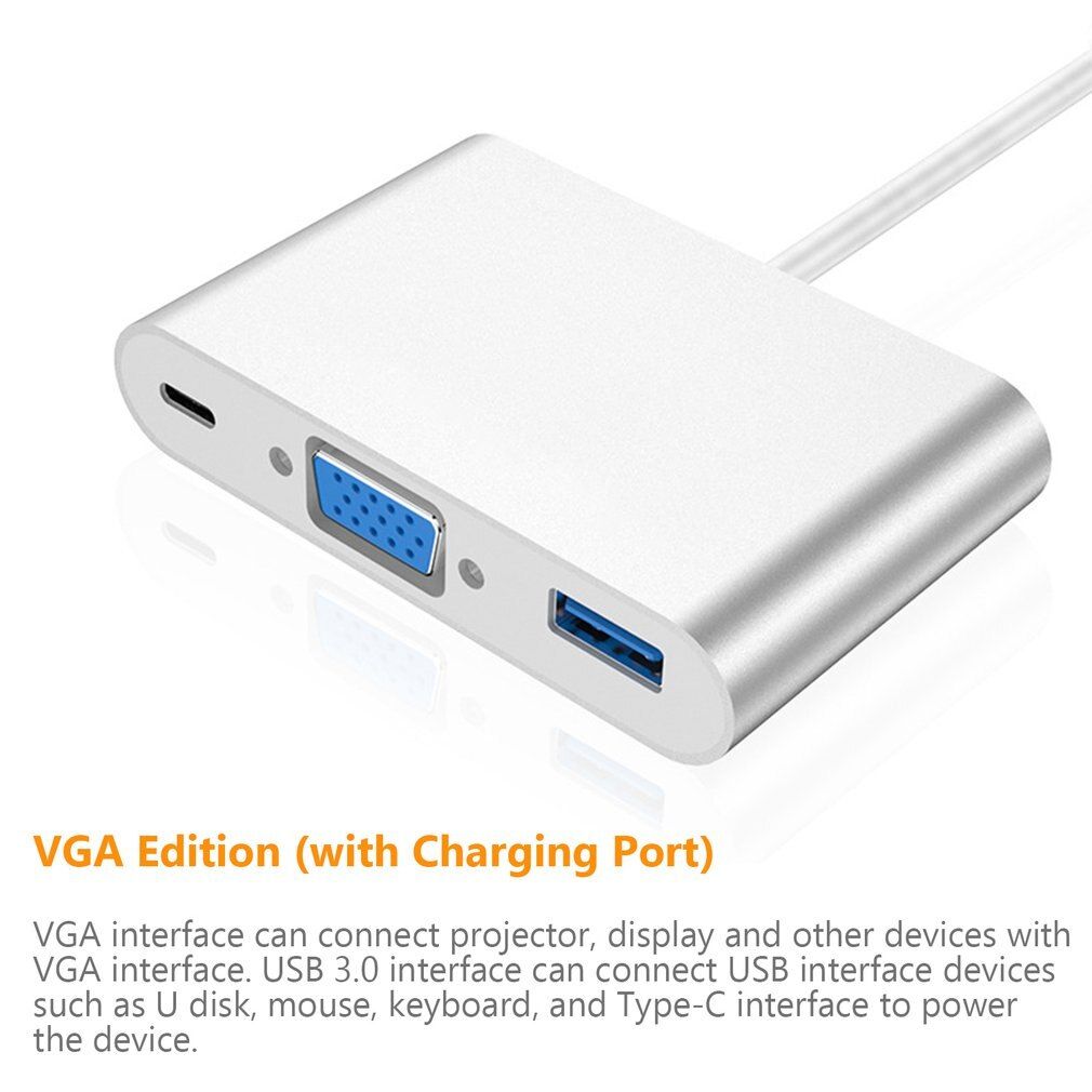 Adaptateur TypeC 5-en-1 Thunderbolt 3 USB Type C Hub vers HD... - 2