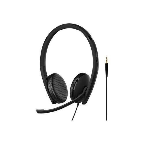 EPOS C10 - C-series - micro-casque - sur-oreille - filaire - jack 3,5mm - noir - Works With Chromebook Certified