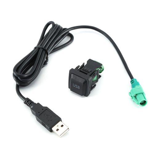 Câble adaptateur USB bouton de commutation USB pour lecteur de Radio CD Volkswagen