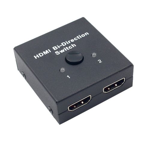 Commutateur HDMI 2X1 ou HDMI Splitter 1X2 HDMI bi-direction répartiteur de commutation sélecteur avec HDCP Passthrough Appuie Ultra HD 4K