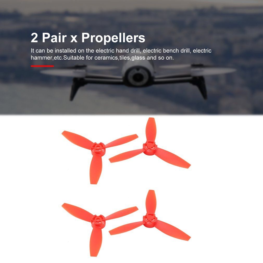 2 Paires D'hlices En Plastique Lger Triangle Dor Concepti... - 2
