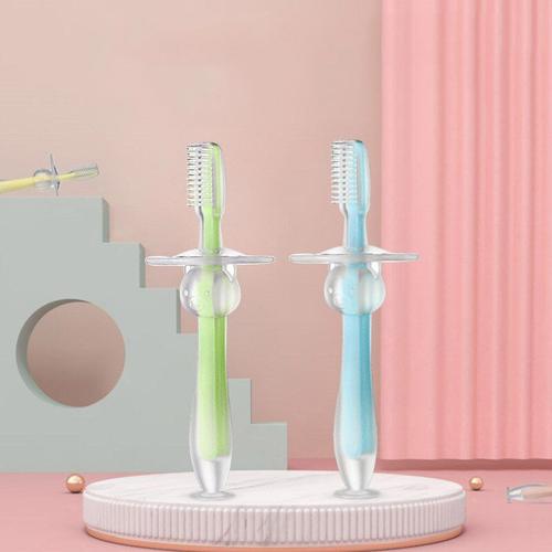 1pc Enfants Doux Silicone Brosse À Dents Bébé Enfants Soins Dentaires Brosse À Dents Outil Bébé Enfant Formation Brosse À Dents Bébé Articles