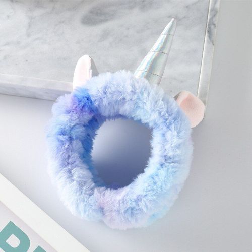 Licorne Corne Mignon Chat Oreilles Confortable Lavage Visage Bain Élastique Pour Cheveux Élastique Bandeau Bandeau Mignon Enfants Bébé Jouets