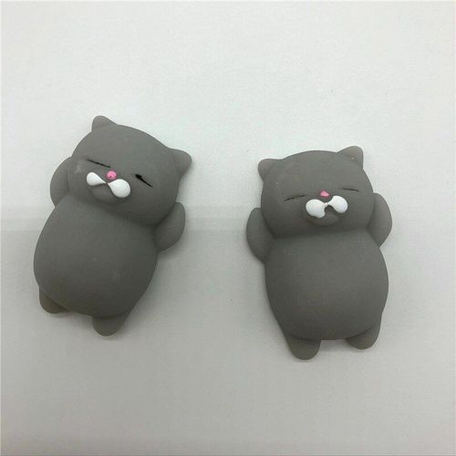 Mini Changement De Couleur Mignon Chat Arrêter Balle Anti-Stress Presser Up Abract Doux Collant Soulagement Du Stress Drôle Cadeau Jouet