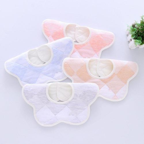 Bavoirs Bébé Coton Fleur Imperméable Tissu Bavoirs Salive Serviette Rotative Bébé Alimentation Smock Infantile Burp Chiffons Bandana Bavoirs