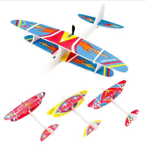 Eva Mousse Main Jeter Avion En Plein Air Lancement Planeur Bricolage Avion Enfants Cadeau Jouet Livraison Directe