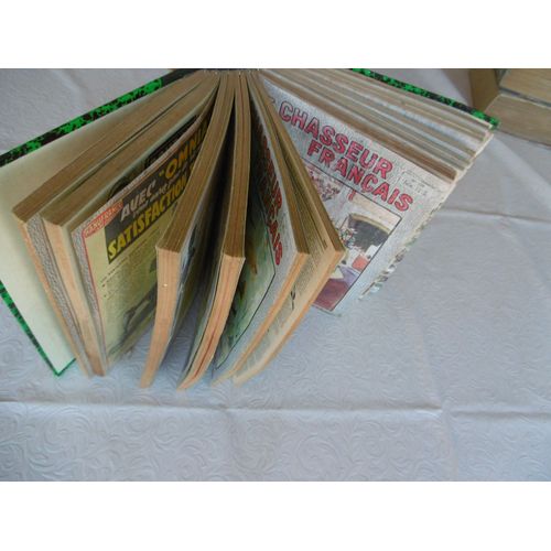 Le Chasseur Français , Rare Collection , Lot Ancien De 12 Revues ( Année 1955 Complète ) Classées Dans Un Classeur D Origine Prévu A Cet Effet