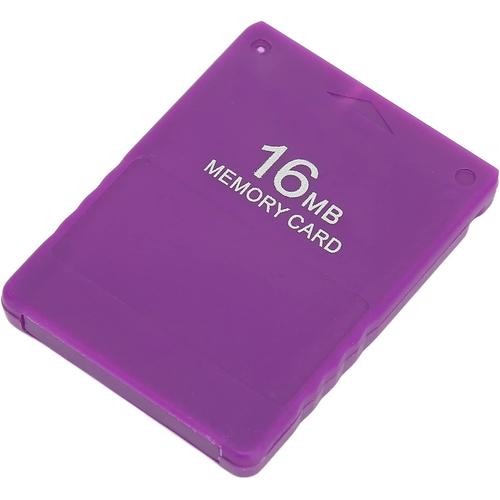 Carte Mémoire De Jeu Ps2, Carte Fmcb Mcboot V1.966 Carte Mémoire 16 Mo Haute Vitesse, Compatible Avec Toutes Les Versions Pour Ps2 Standard Edition Et Slim Edition(Violet)